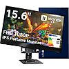 15.6 USB-C Portable Monitor 1080p with case, stand &amp;amp;amp; built in speakers $59