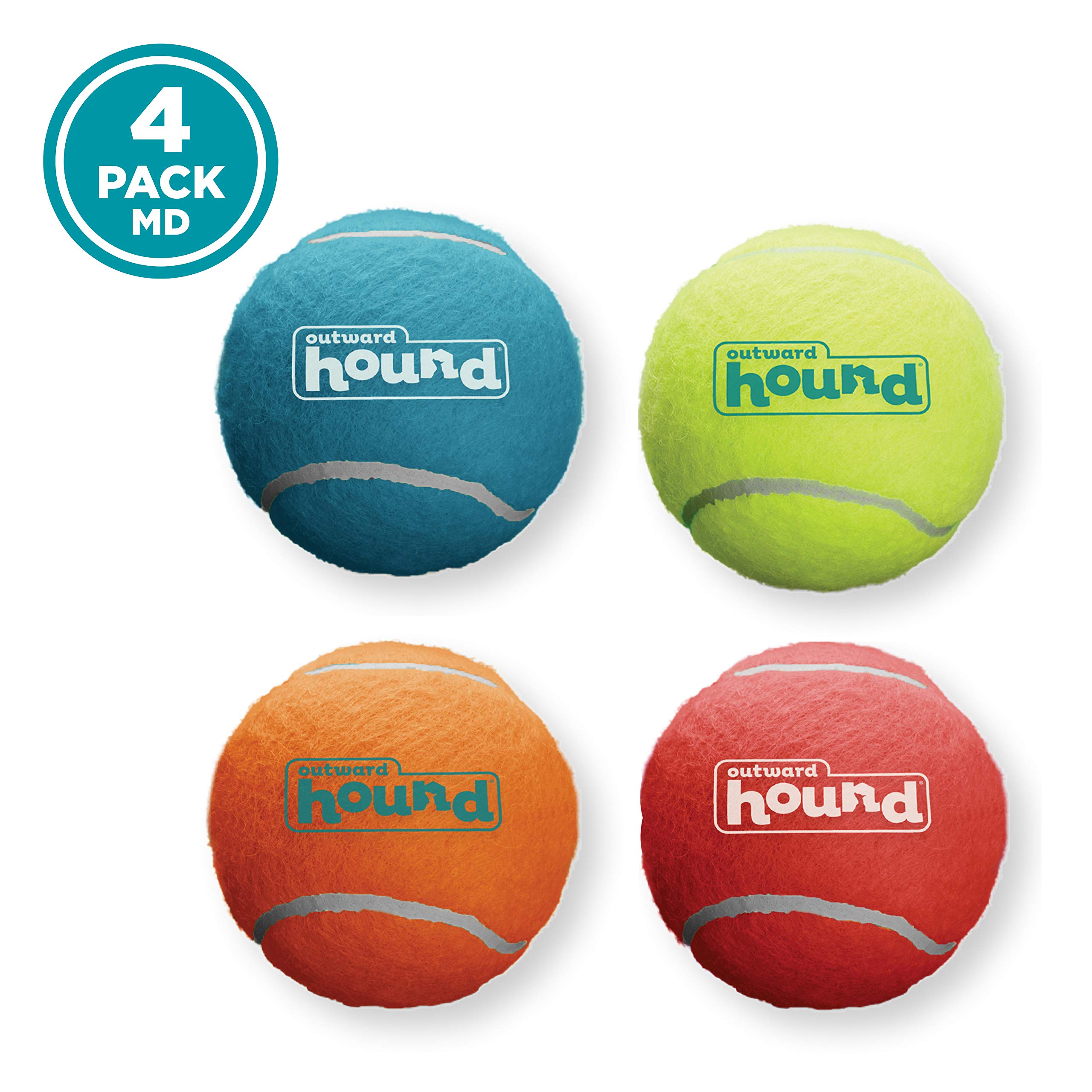 Outward Hound Squeaker Ballz Fetch Dog Toy, Medium - 4 Pack $4.10 + Free Shipping w/ Prime or on $25+