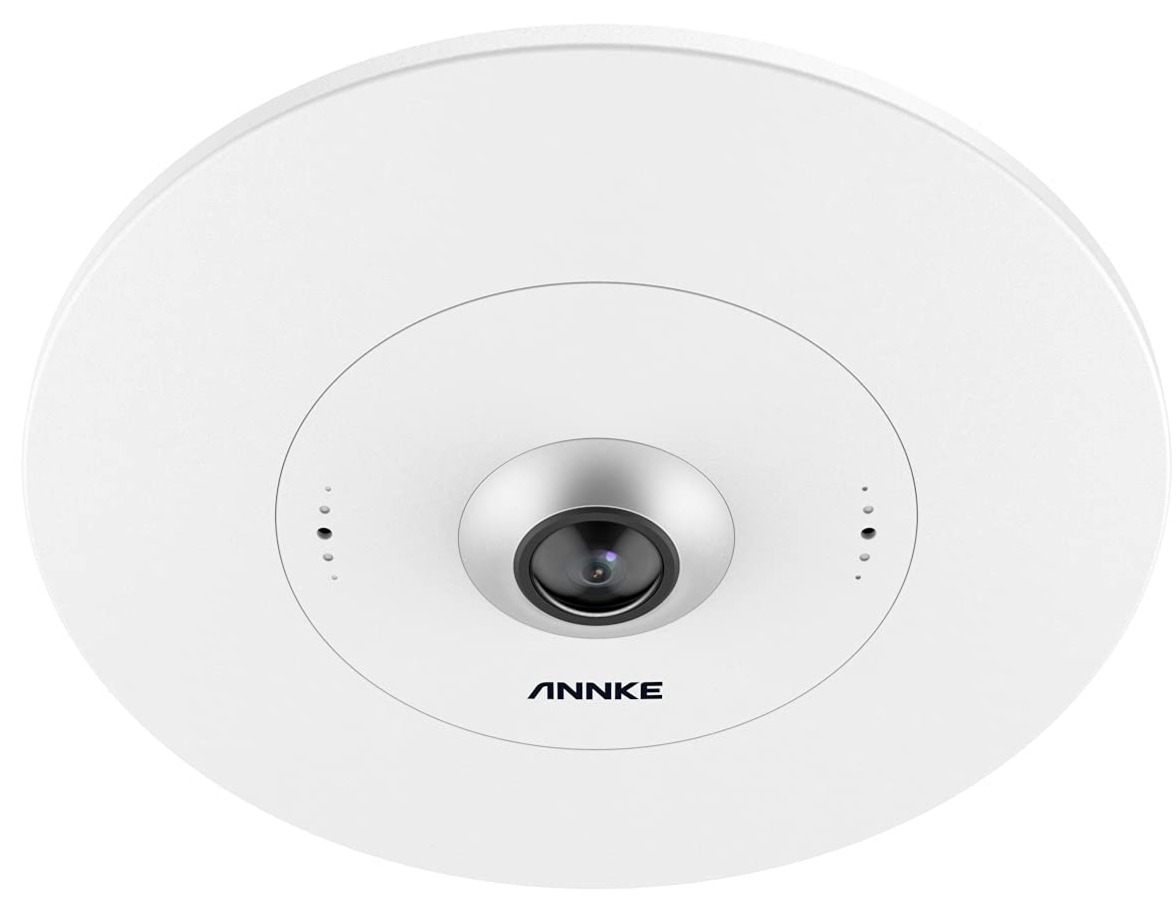 ANNKE Pano360 Pro 6MP Super HD 360° Fisheye PoE Security Camera w/ Built-in Mic & SD Card Slot $100 + Free Shipping