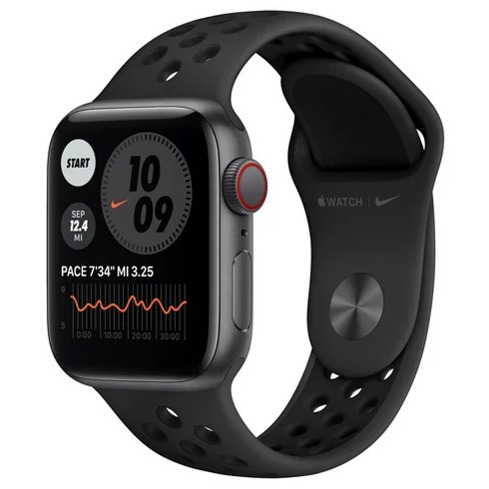 Apple Watch Nike SE (1st Gen) GPS + Cellular 40mm Space Gray Aluminum Case Anthracite/Black Nike Sport Band - Regular with Family Set Up - Walmart.com - $139.00