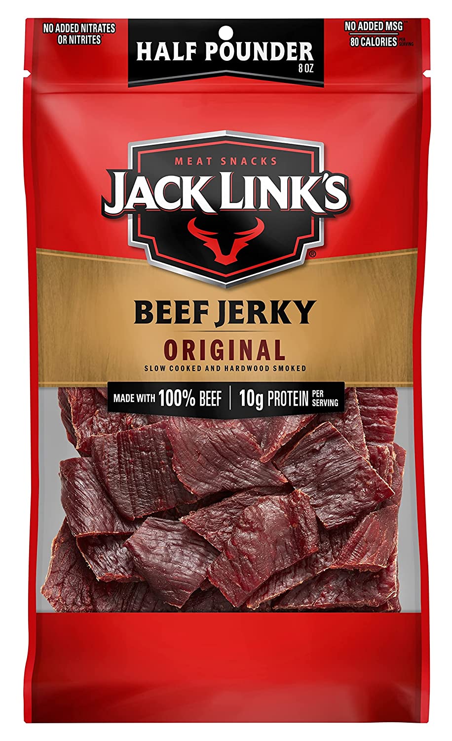 20-Count 0.625-Oz Jack Link's Beef Jerky (Original) $12.47 & More w/ S&S + Free Shipping w/ Prime or $25+