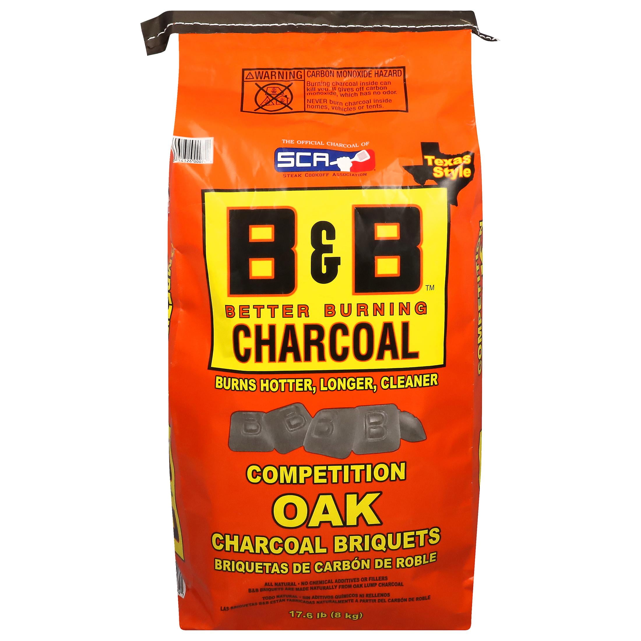 B&B Charcoal 17.6 lb Oak Charcoal Briquets $9.97