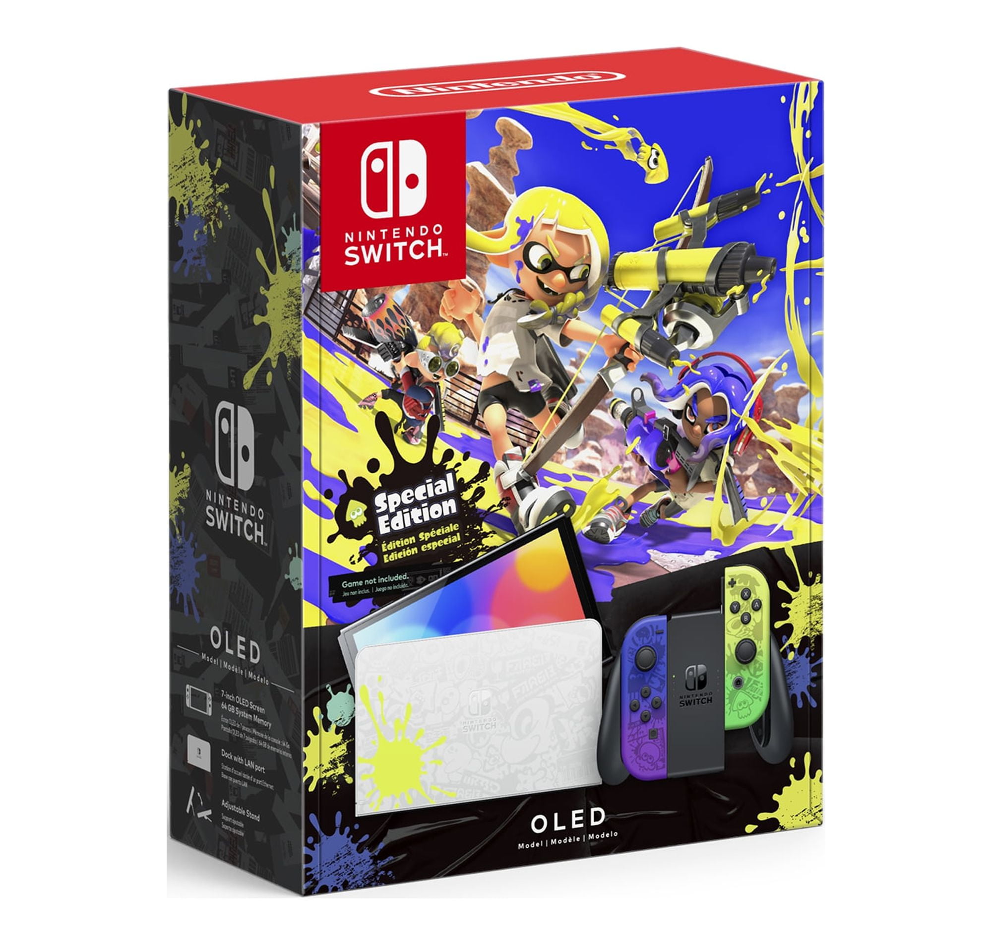 Select Stores: Nintendo Switch OLED Model Splatoon 3 Special Edition Console