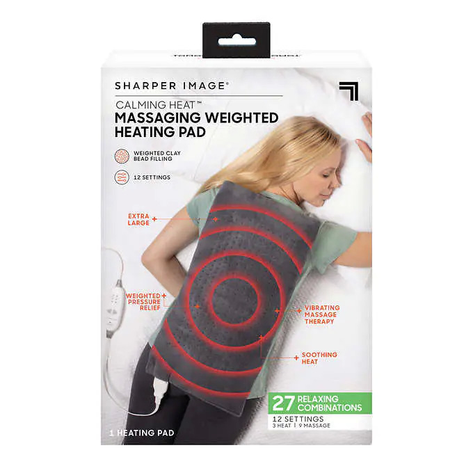 Sharper Image Massaging Weighted Heating Pad $19.97 at Costco.com, free shipping