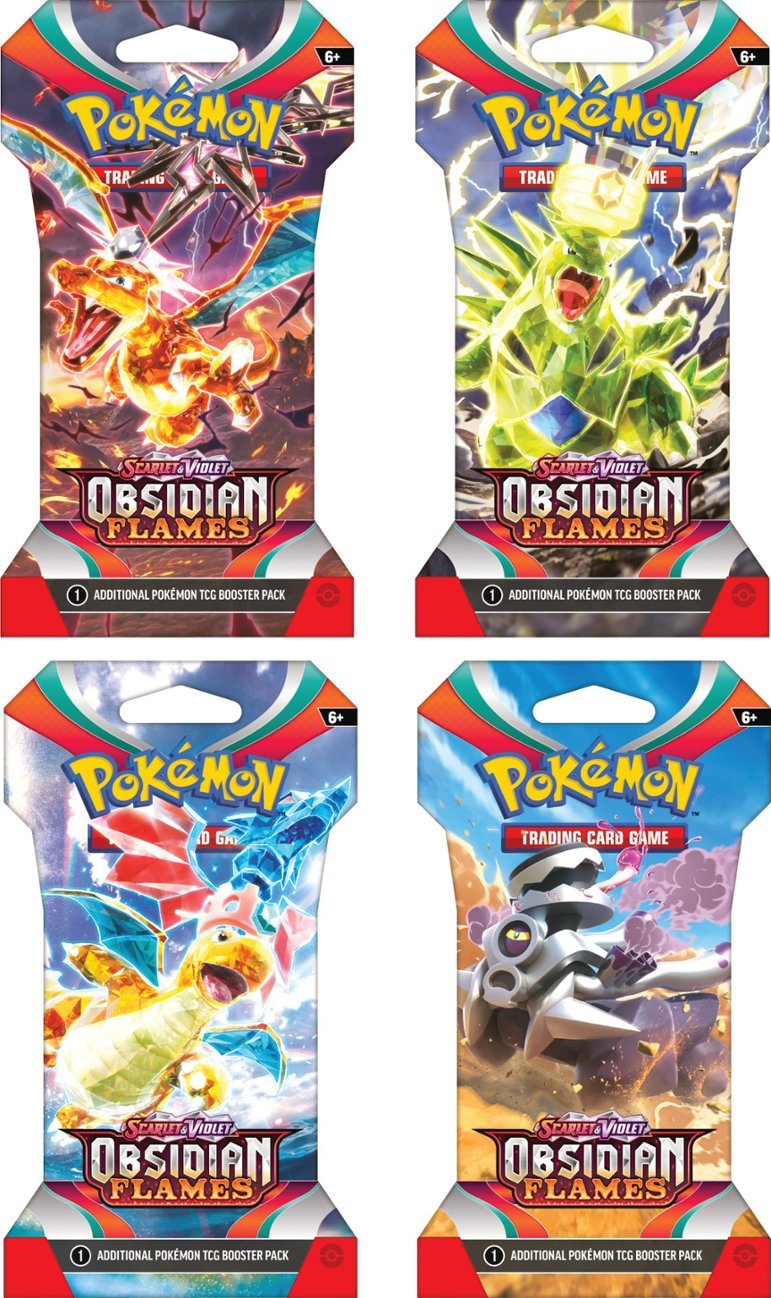 Pokémon - Trading Card Game: Scarlet & Violet —Obsidian Flames Sleeved Booster - Styles May Vary $2.99