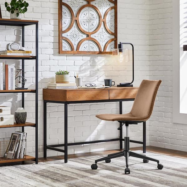 StyleWell Donnelly Office Writing Desk w/ 2 Drawers (White or Black) $74 + Free Shipping