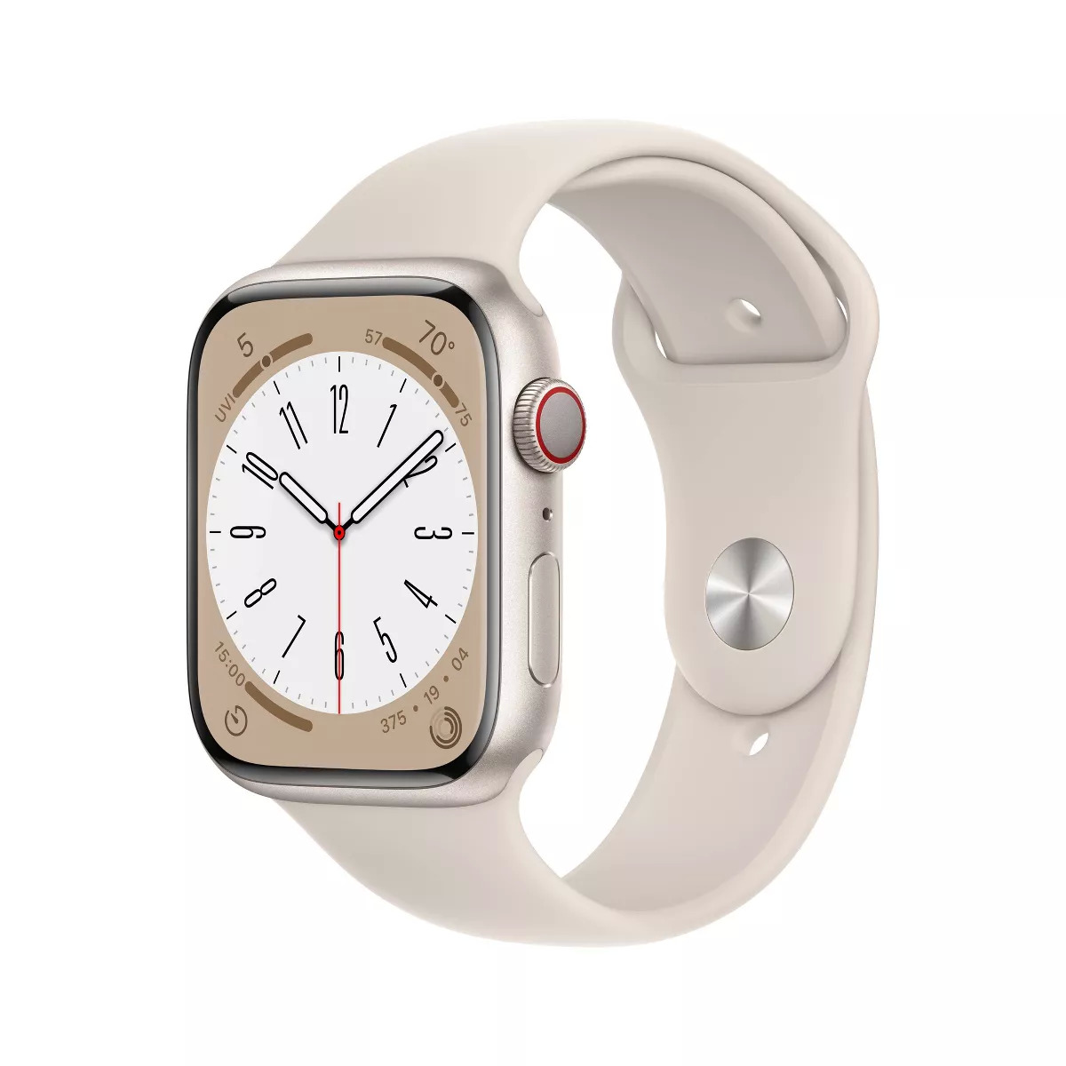 Apple Watch Series 8 GPS + Cellular Aluminum Case with Sport Band - $299