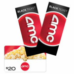 2-Pack AMC Black Standard/Digital Movie Tickets + $20 AMC eGC (Email Delivery) $34 (Costco Members) &amp; More