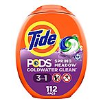 Select Amazon Prime Members: 112-Count Tide PODS Laundry Detergent (Spring Meadow) $15.10 w/ Subscribe &amp; Save + Free Shipping