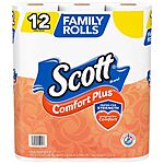 Scott ComfortPlus Toilet Paper 1-Ply BOGO 50% Off