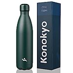 Limited-time deal: Konokyo Insulated Water Bottles,25oz Double Wall Stainless Steel Vacumm Metal Flask for Sports Travel,Army Green $8.90
