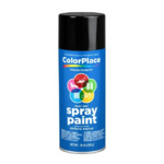 ColorPlace Multi-Surface Spray Paint 10 oz (White Gloss or Black Gloss) $2.48