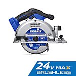 YMMV In Store Only - Kobalt 24-volt 6-1/2-in Brushless Cordless Circular Saw (Bare Tool) Lowes.com - $59