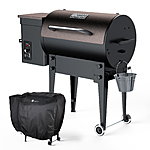KingChii 456 sq. in Wood Pellet Smoker &amp; Grill BBQ with Auto Temperature Controls $239