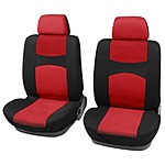 Car Seat Cover Kit 2x Front Seat Covers &amp; 2x Headrest - Cloth Fabric Seat Protector - With Code $14.68