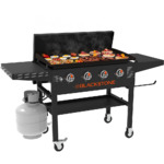 36'' Blackstone 4-Burner Propane Gas Flat Top Griddle Grill w/ Hard Cover $250 + Free Store Pickup