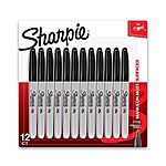 Sharpie Permanent Marker, Ultra Fine or Fine Tip, Assorted, or all Black Dozen  $8.99 free shipping, get back $4.50 in Staples Rewarrds (must activate)