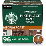 96-Count Starbucks K-Cup Coffee Pods (various) $32.30 w/ Subscribe &amp; Save + Free Shipping