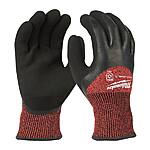 Home Depot - Clearance - B&amp;M Only - YMMV - Milwaukee Red Latex Level 3 Cut Resistant Insulated Winter Dipped Work Gloves $2.83