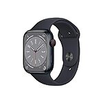 Open Box (New): 45mm Apple Watch Series 8 GPS + Cellular Smartwatch (Midnight) $290 + Free S/H w/ Prime