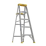 5 ft. Aluminum Step Ladder (9 ft. Reach Height) with 225 lb. Load Capacity Type II Duty Rating $49.99