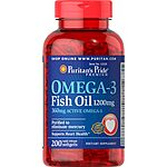 200 Count Puritan's Pride Omega-3 Fish Oil 1200mg $7.34 after 30% Coupon w/ S&amp;S + Free Shipping w/ Prime or on $35+