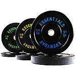 210-Lb BalanceFrom Olympic Bumper Plate Weight Plate Set w/Steel Hub (Black) $139 + Free Shipping