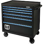 Hart 36-In Wide x 24-In 6-Drawer Rolling Garage Tool Cabinet, HART36TR6XD $279.30