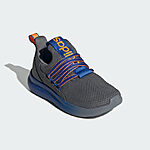 adidas kids Lite Racer Adapt 7.0 Shoes Kids (grey/blue/orange) $17