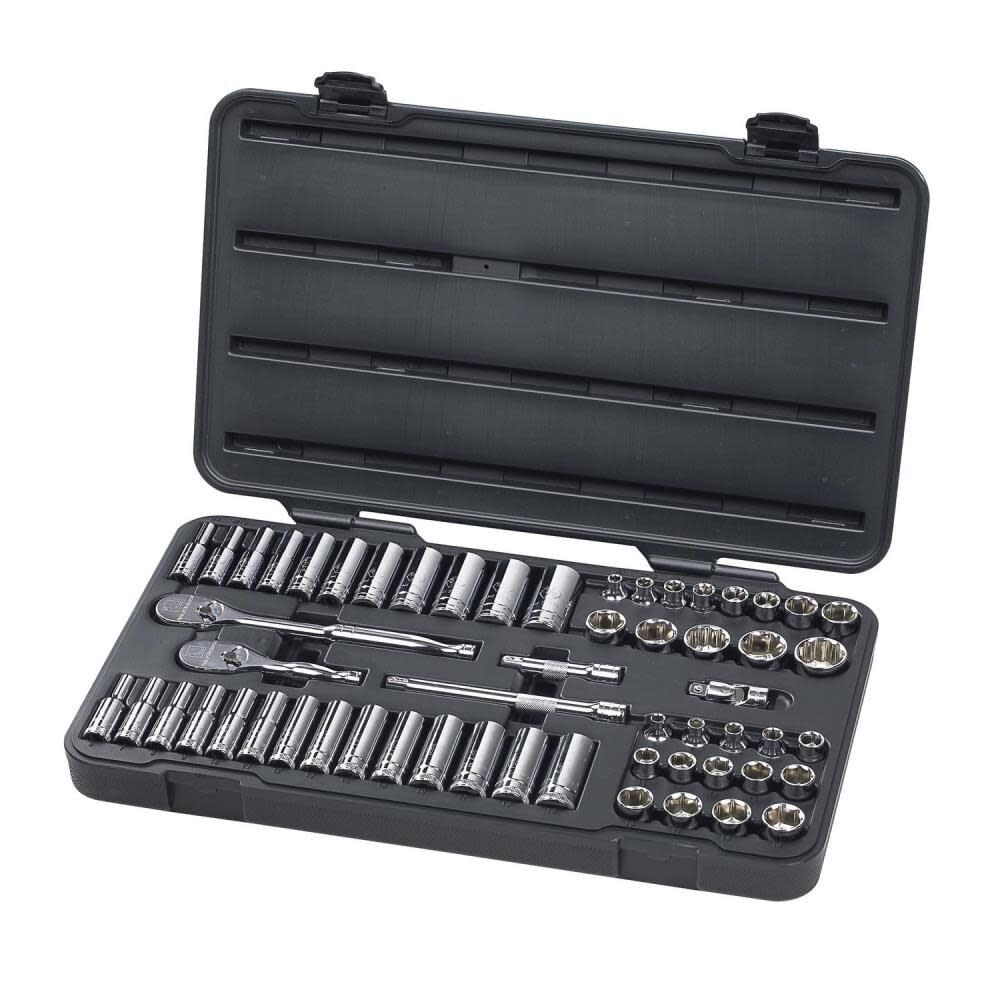 Gearwrench Chrome 3/8" Socket Set - SAE and Metric, Standard and Deep $60 + shipping