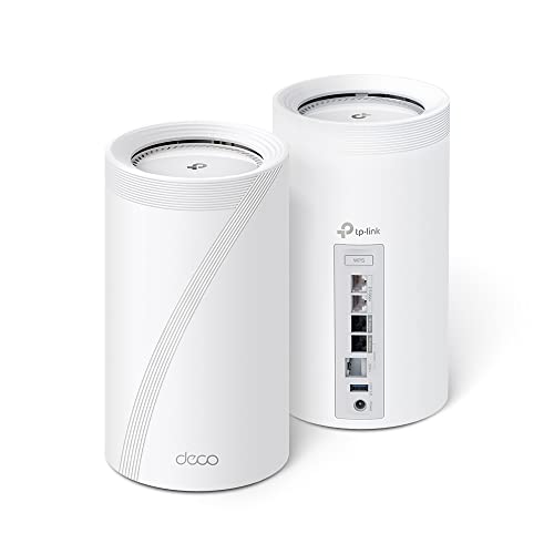 TP-Link Deco BE33000 Quad-Band WiFi 7 Mesh System (Deco BE95) - Coverage 7800 Sq.Ft with AI-Driven Smart Antennas, 10G Multi-Gig Ethernet ports, (2-pack) $999.99 + Free Shipping