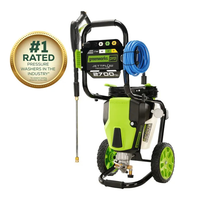 Greenworks 2700-PSI 2.3-GPM Cold Water Electric Pressure Washer (each) Delivery or Pickup Near Me - $79.29