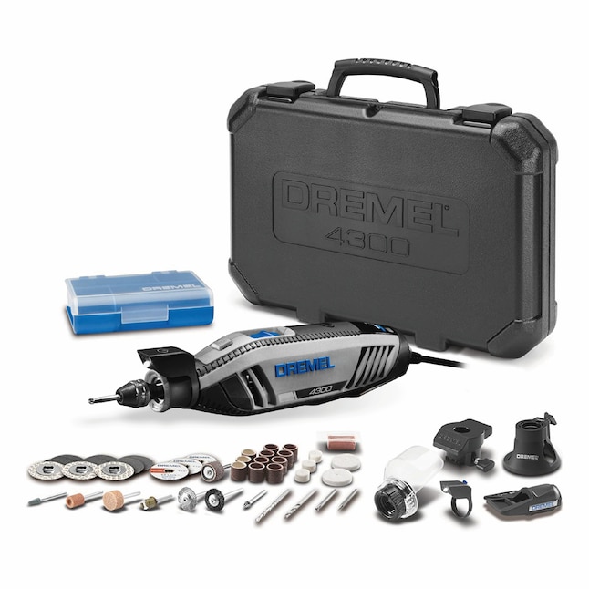 Dremel 4300 Variable Speed Corded 1.8-Amp Multipurpose Rotary Tool Kit | 4300-5/40 - Expires 3/31/24 $79.99