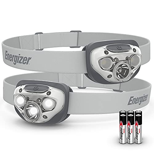 Energizer LED Headlamp PRO (2-Pack), IPX4 Water Resistant Headlamps, High-Performance Head Light for Outdoors, Camping, Running, Storm, Survival LED Light for Emergencies - $9.35
