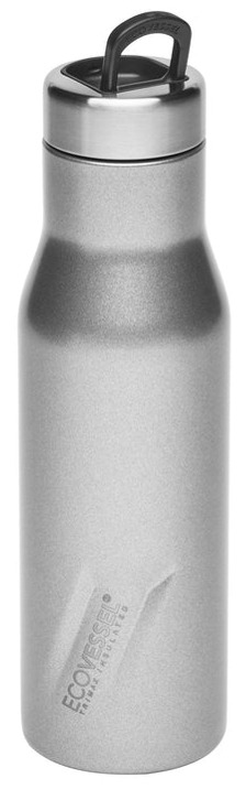 EcoVessel ASPEN - Insulated Stainless Steel Water & Wine Bottle with Hidden Handle - 16oz - $9.99