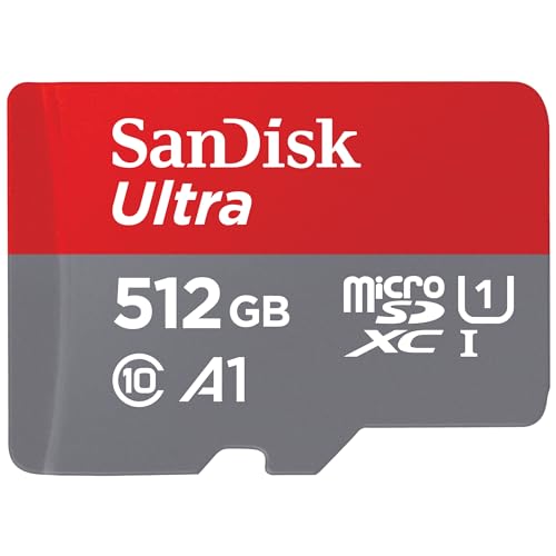 SanDisk 512GB Ultra microSDXC UHS-I Memory Card with Adapter $25.99