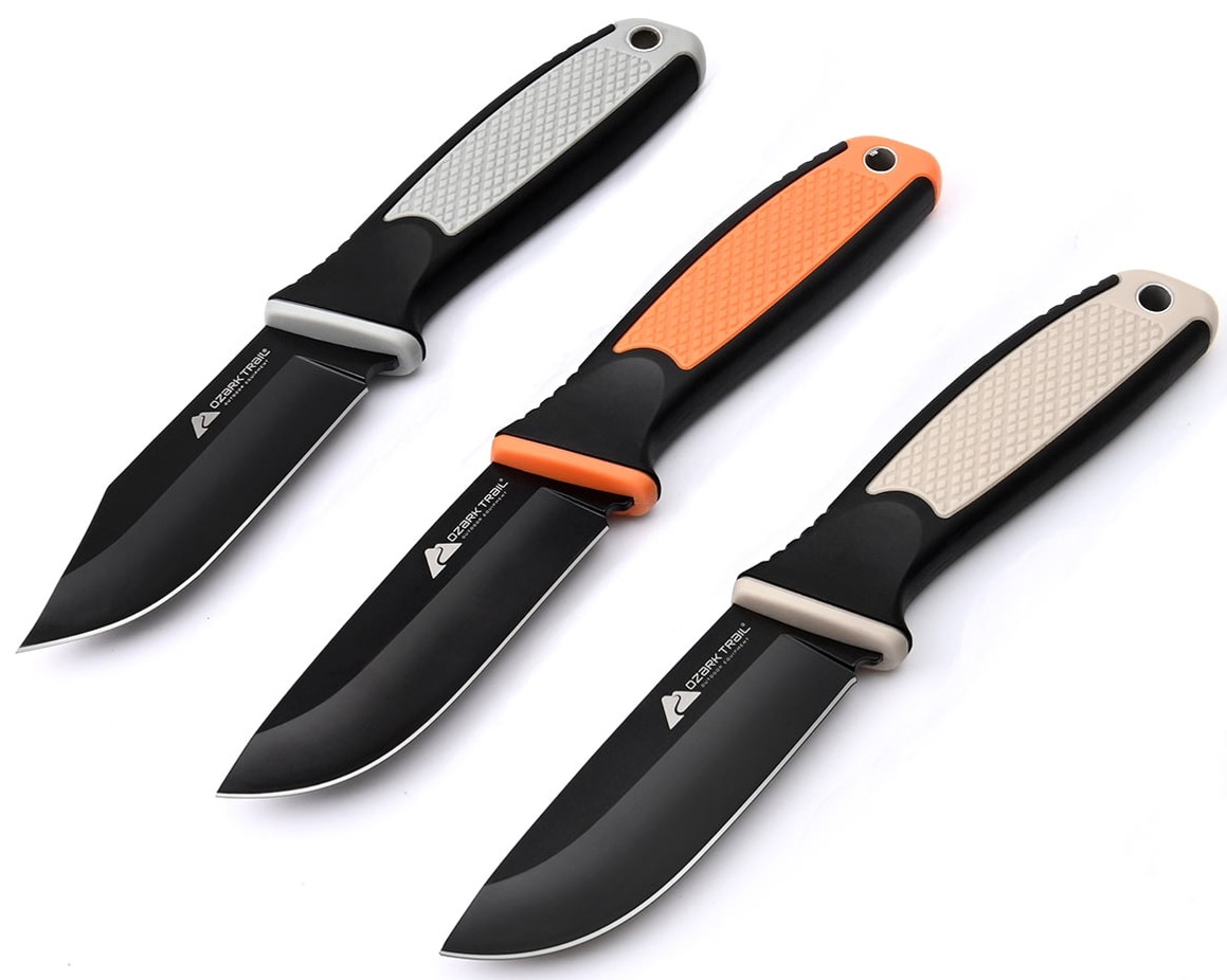 3-Pack 3.5" Ozark Trail Single-Edge Camping Tactical Knives $8.50 + Free S&H w/ Walmart+ or $35+