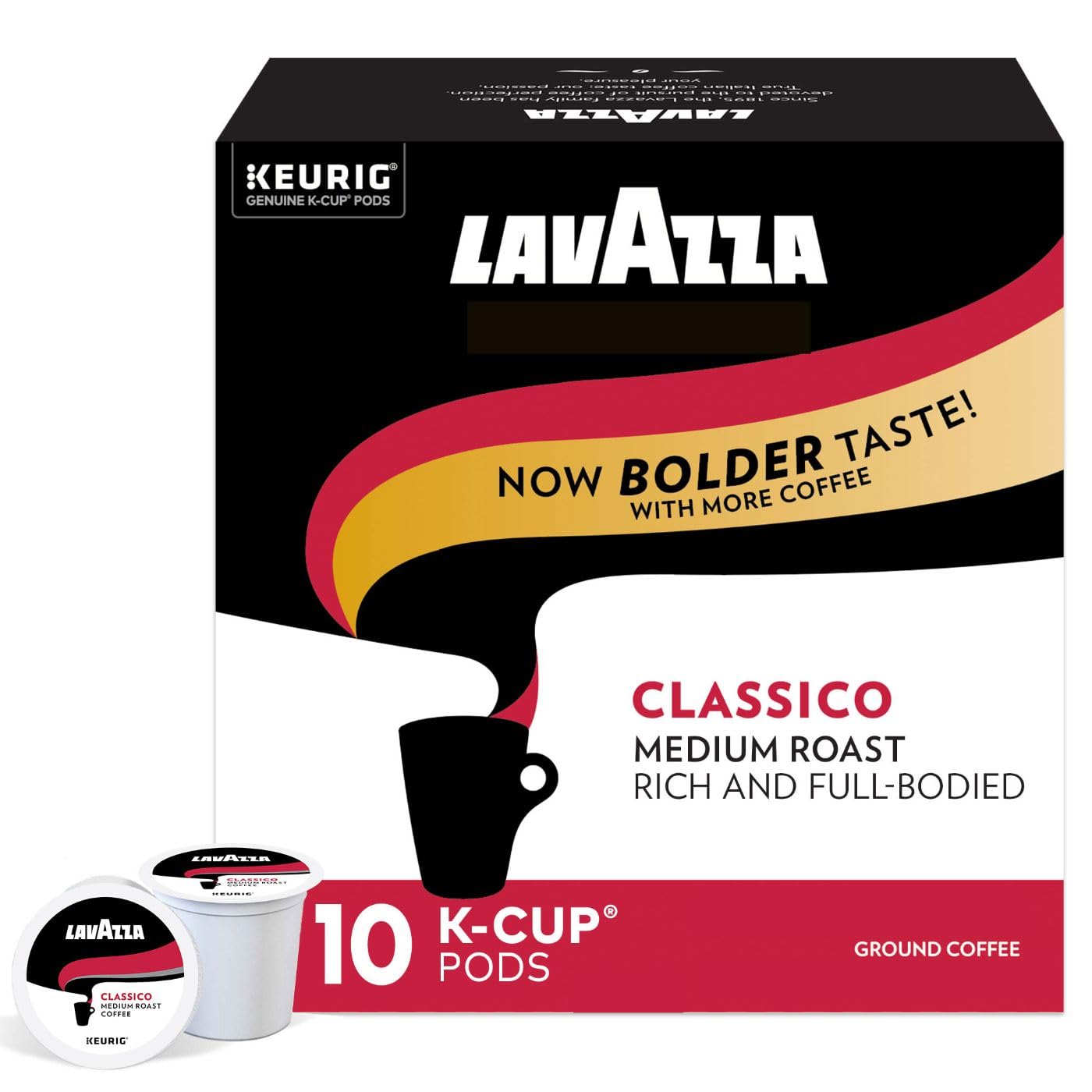60 Lavazza Classico Single-Serve Coffee K-Cups $21.29