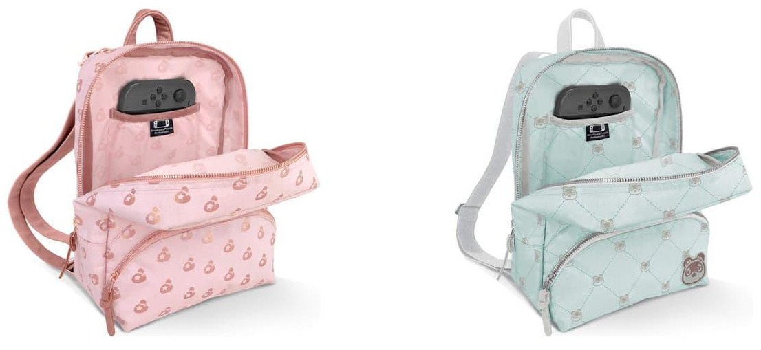 2 x Animal Crossing Small Backpack (Rose Gold & Tom Nook) $17.99 + Free Shipping
