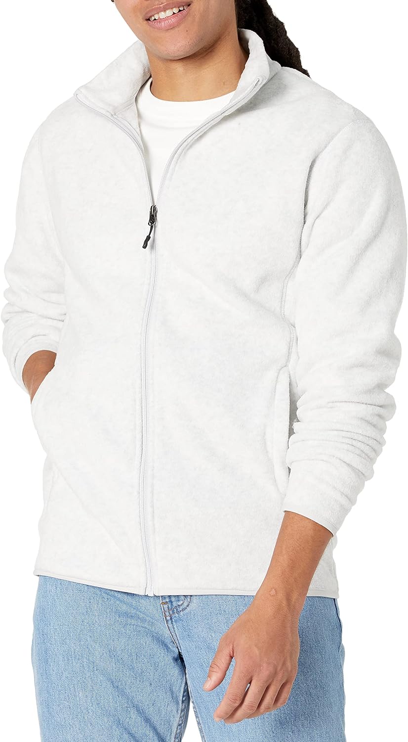 Limited-time deal: Amazon Essentials Men's Full-Zip Fleece Jacket (Available in Big & Tall) - $8.90