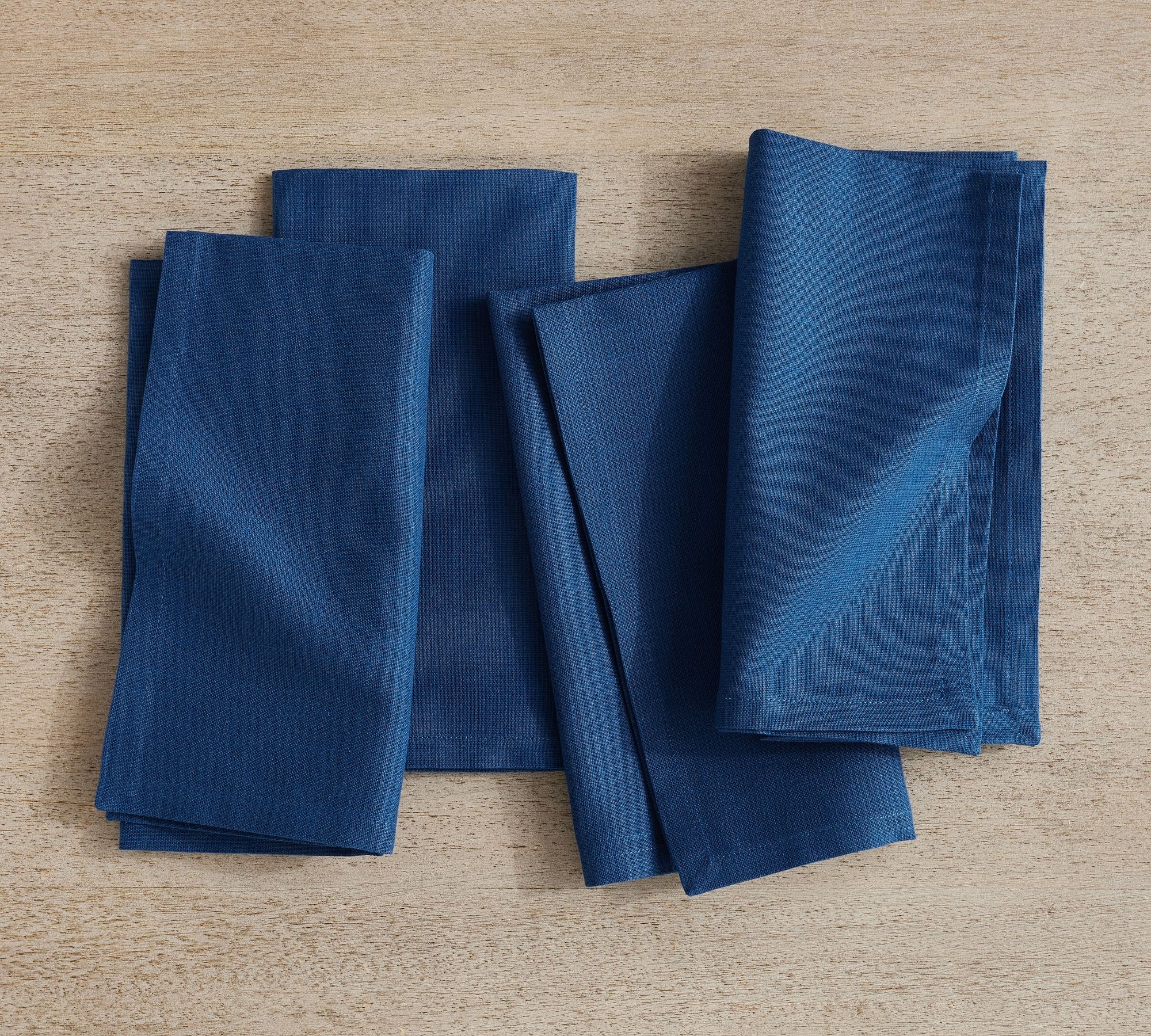 4-Pack Pottery Barn Everyday Organic Cotton Napkins (Navy) $10.20 + Free Shipping