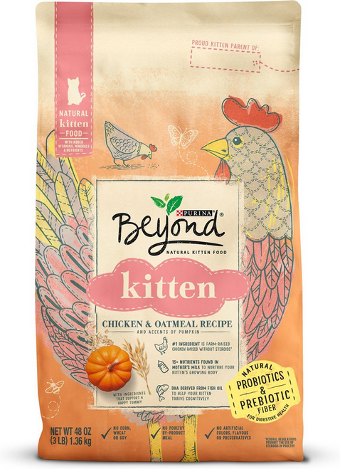 Purina Beyond Chicken & Oatmeal Recipe Dry Kitten Food $12.29
