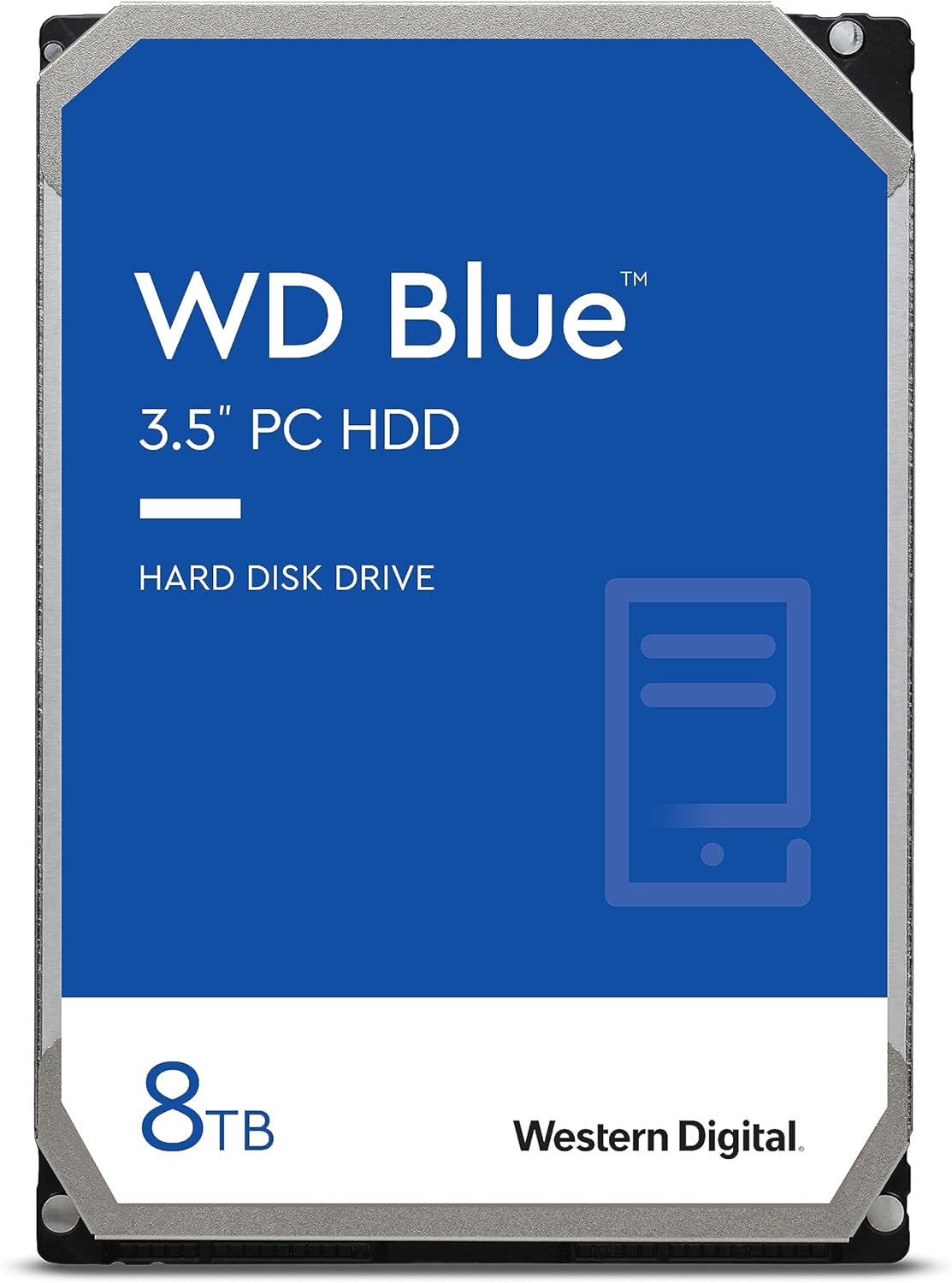 Western Digital 8TB WD Blue PC Internal Hard Drive HDD - 5640 RPM, SATA 6 Gb/s, 256 MB Cache, 3.5" - WD80EAAZ $109.99