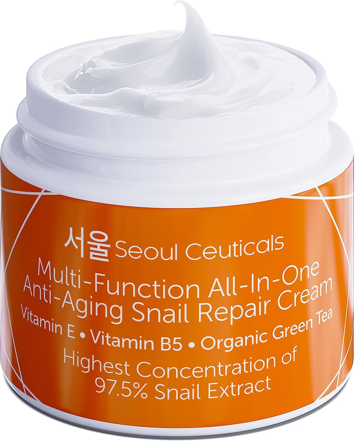 SeoulCeuticals Korean Skin Care 97.5% Snail Mucin Moisturizer Cream - K Beauty Skincare Day & Night Snail Repair Cream Filtrate Cruelty Free 2oz - $15.94