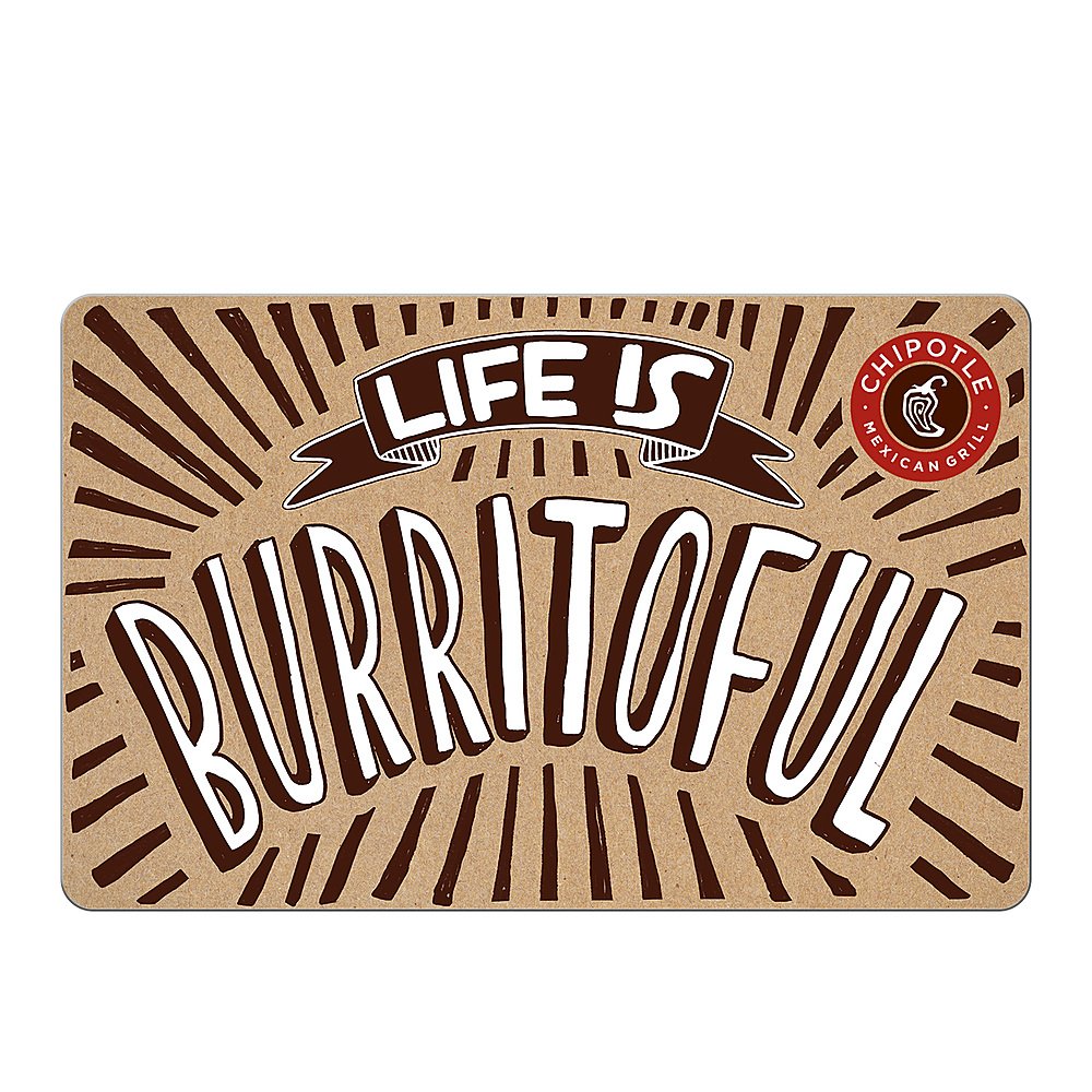 $50 Chipotle Gift Card (Email Delivery) $45 & More