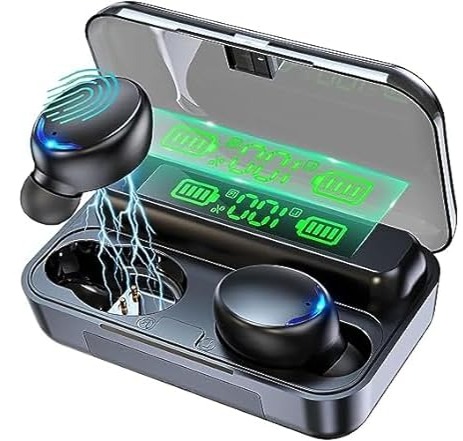 Wireless Earbuds w/ Phone Charging Function, IPX5 Waterproof & Touch Control $5 + Free Shipping w/ Amazon Prime