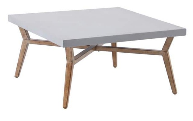 36" Hampton Bay Haymont Square Steel Outdoor Coffee Table $36 + Free Shipping