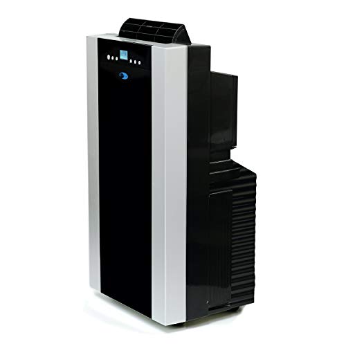 Whynter ARC-14S 14,000 BTU (9,500 SACC) Dual Hose Portable Air Conditioner with Dehumidifier and Fan for Rooms Up to 500 Square Feet, Includes Storage Bag, Platinum/Black - $329