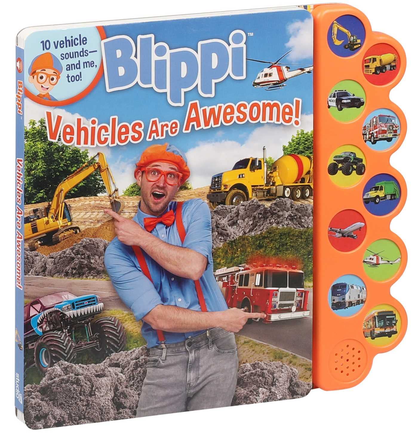 Blippi: Vehicles Are Awesome! (10-Button Sound Books) - $9.99