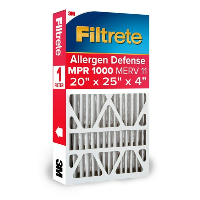 Walmart: Filtrete 20x25x4 Air Filter, MPR 1000 MERV 11, Allergen ...